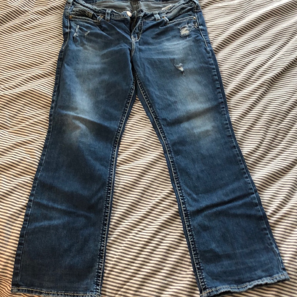 Silver Aiko Bootcut Jeans